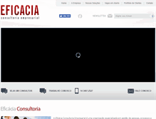 Tablet Screenshot of eficaciaconsultoria.com